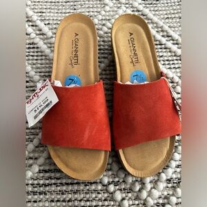 A. Giannetti Women’s Leayher Slip-ons